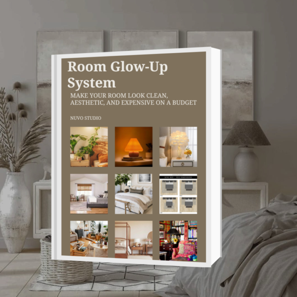 Black & Purple Marketing Ebook Mockup Instagram Post Room Glow-Up System
